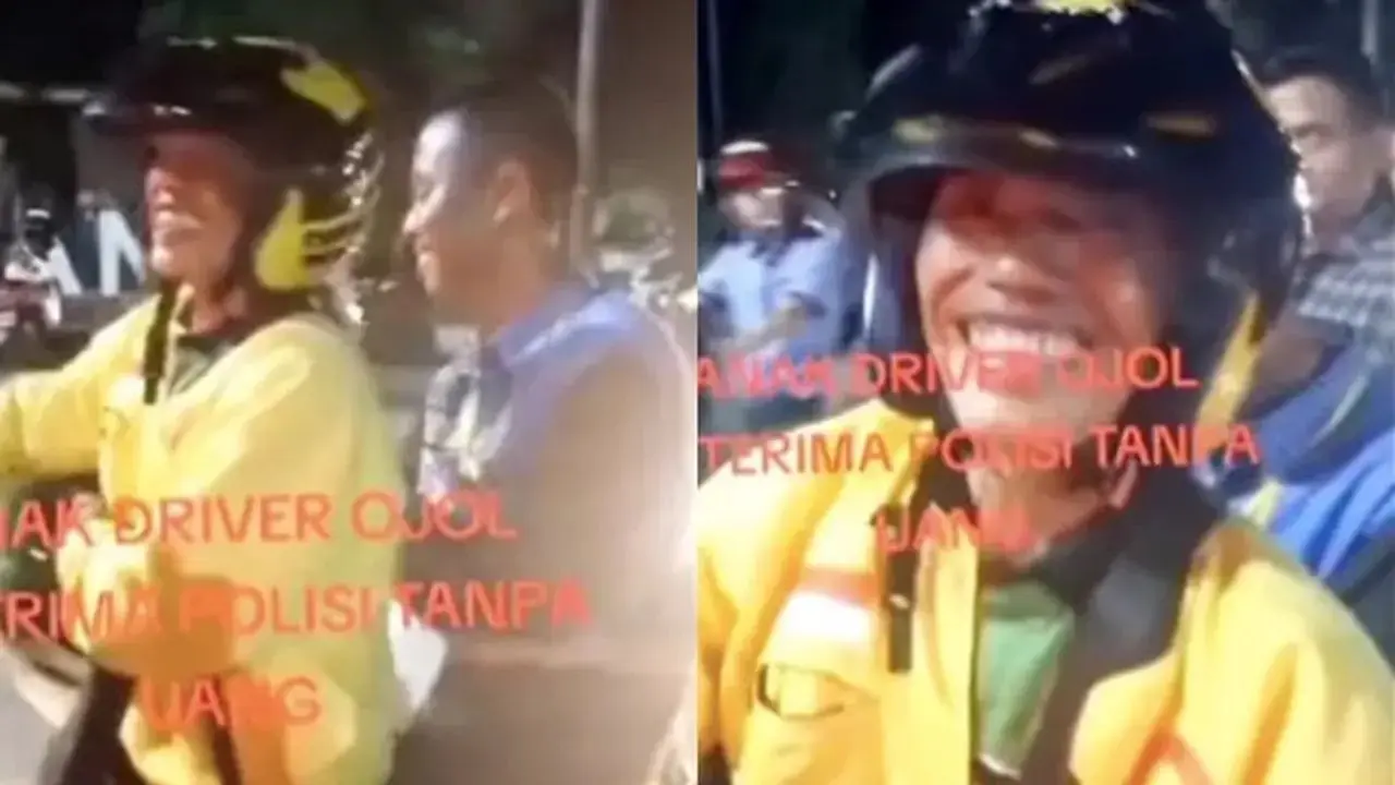 Bikin Terharu, Anak Driver Ojol Berhasil Lolos Ujian Jadi Polisi
