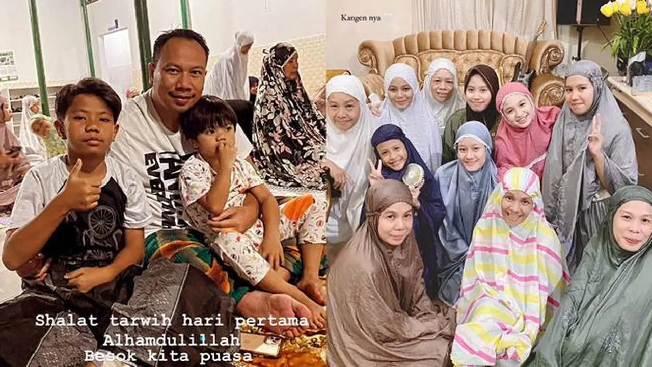 Tarawih Hingga Sahur, Ini 7 Momen Seleb Jalani Awal Bulan Ramadhan 2024