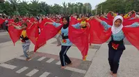 Ribuan penari ikuti sleksi Gandrung Sewu 2023 di Taman Blambangan Banyuwangi (Istimewa)