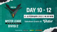 Link Live Streaming Free Fire Master League Season 5 Divisi 2 di Vidio, 4-6 Februari 2022. (Sumber : dok. vidio.com)
