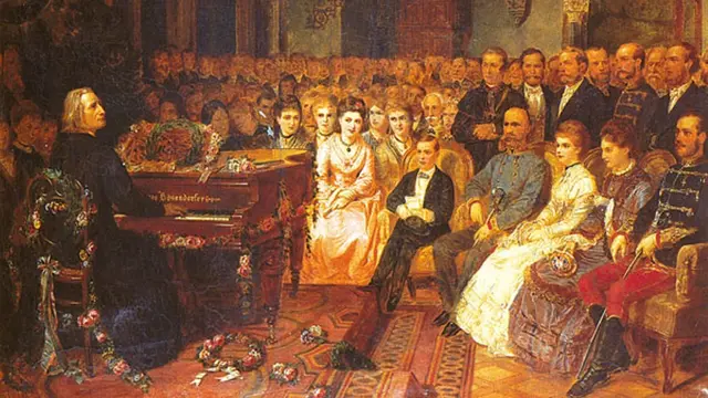 Franz Liszt adalah pemain piano klasik asal Hungaria.