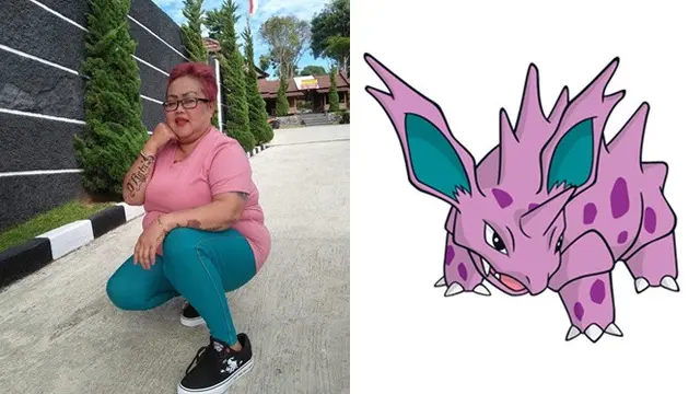 6 Gaya Fashion Bude Sumiyati yang Dianggap Netizen Mirip Karakter Pokemon