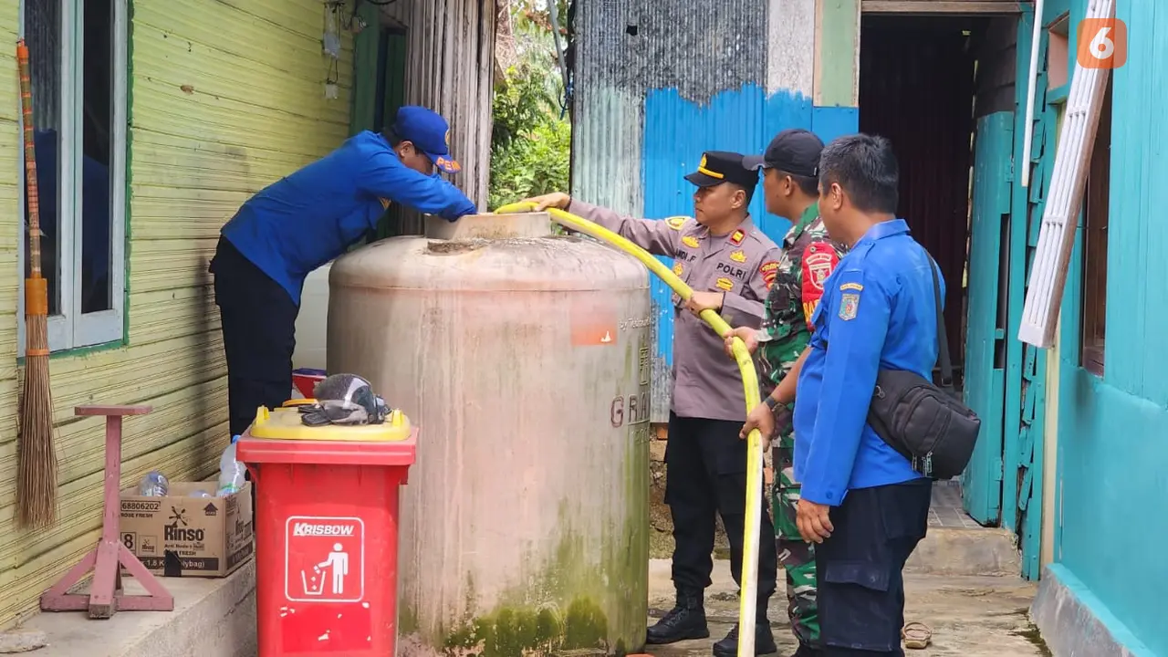 Salurkan air bersih