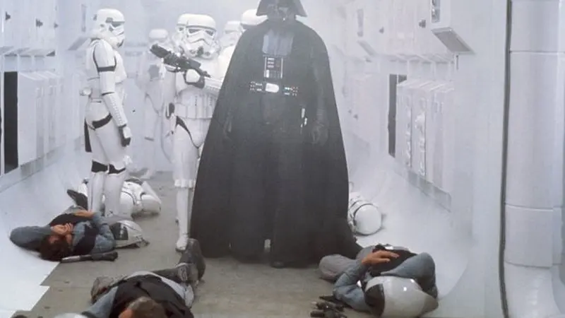 Darth Vader di Star Wars: Episode IV - A New Hope. (Lucas FIlms/ 20th Century Fox)