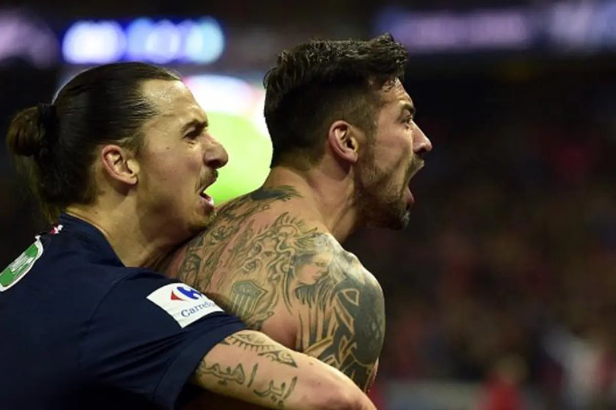 Zlatan Ibrahimovic dan Ezequiel Lavezzi