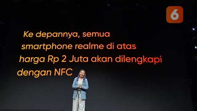 Perilisan realme C55 NFC di Soehanna Hall, Jakarta.