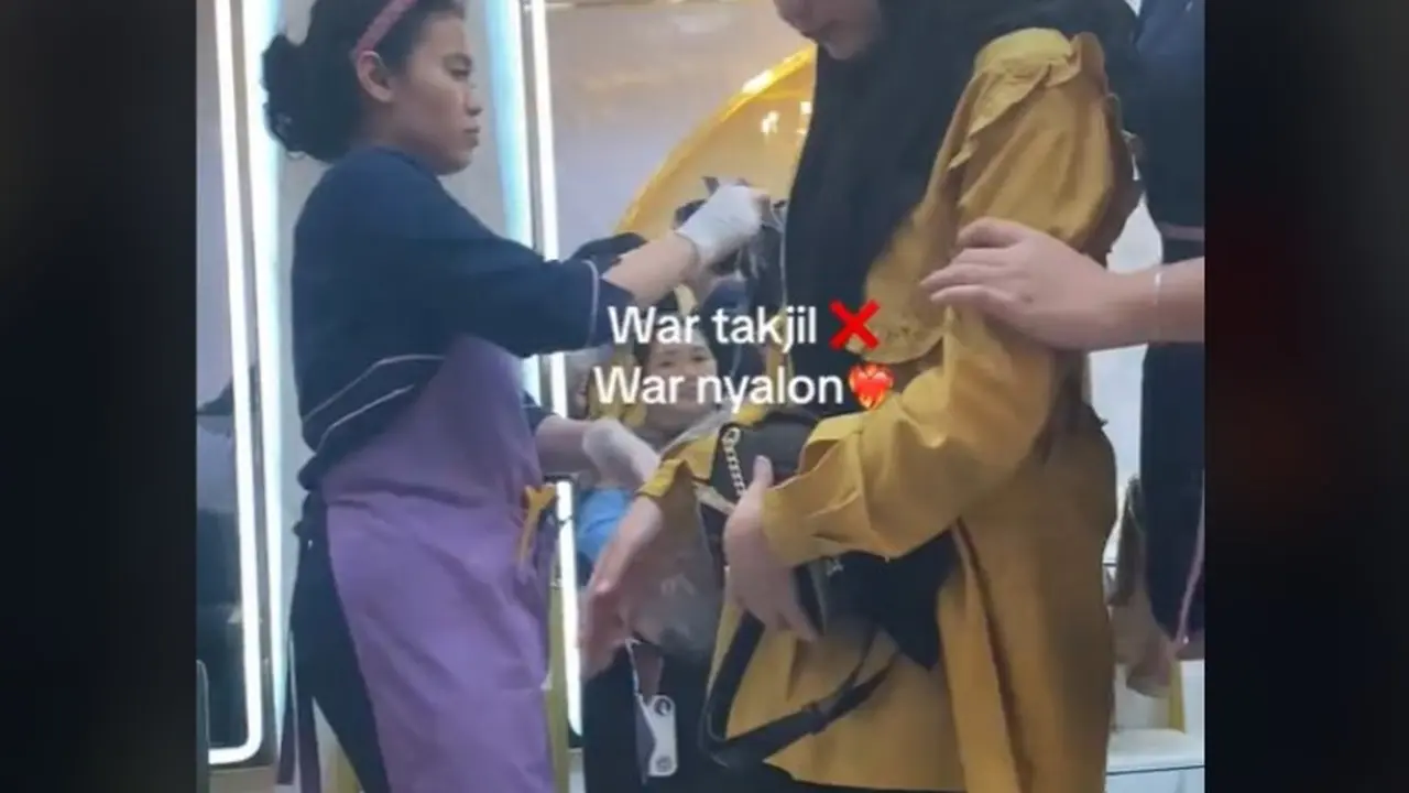 Usai Takjil War Kini Viral Salon War Jelang Lebaran, Pengunjung Ramai Antre Jalani Perawatan