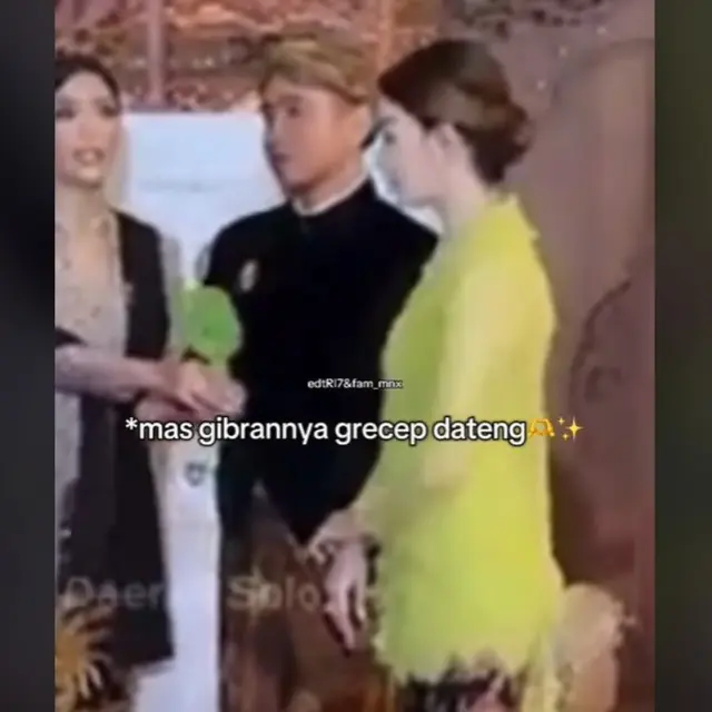 Terungkap Panggilan Sayang Selvi Ananda untuk Gibran Rakabuming, Seperti Pasangan pada Umumnya.  foto: TikTok @jkwnfam_mnx