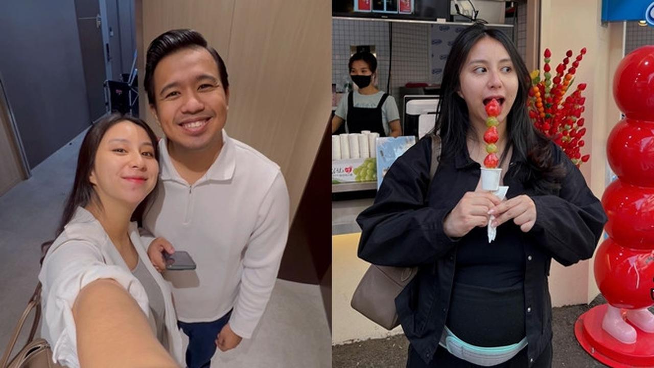 Makin Buncit, Ini 7 Potret Baby Moon Joshua Suherman dan Clairine Clay di Korea Selatan