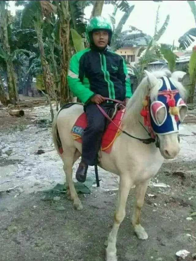Kendaraan Driver Ojek Online Ini Nyeleneh Banget (IG/dramaojol.id)