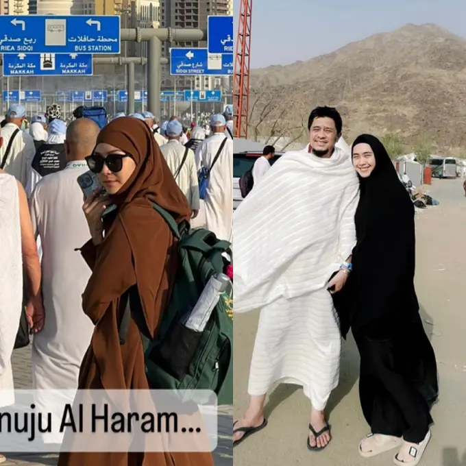 Penampilan Publik Figure Tanah Air Ibadah Haji