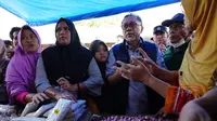 Menteri Perdagangan Zulkifli Hasan meninjau pasar Kalianda di Lampung Selatan, Lampung, Rabu (28/6/2023). (Dok Kemendag)