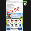 Cek Fakta: Tidak Benar Link Pendaftaran Bantuan Alat Pertanian 2026 Via Telegram