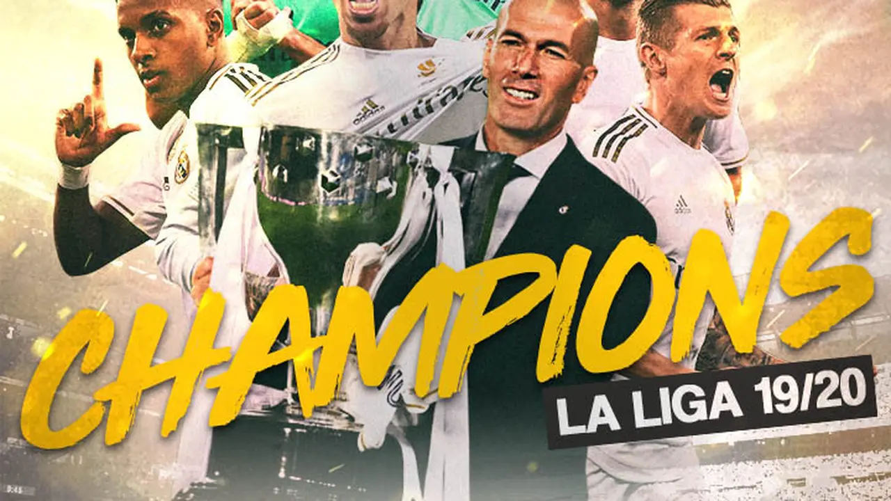 Real Madrid - Juara La Liga Musim 2019/2020