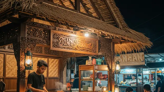 Desain Warung Makanan Kaki Lima