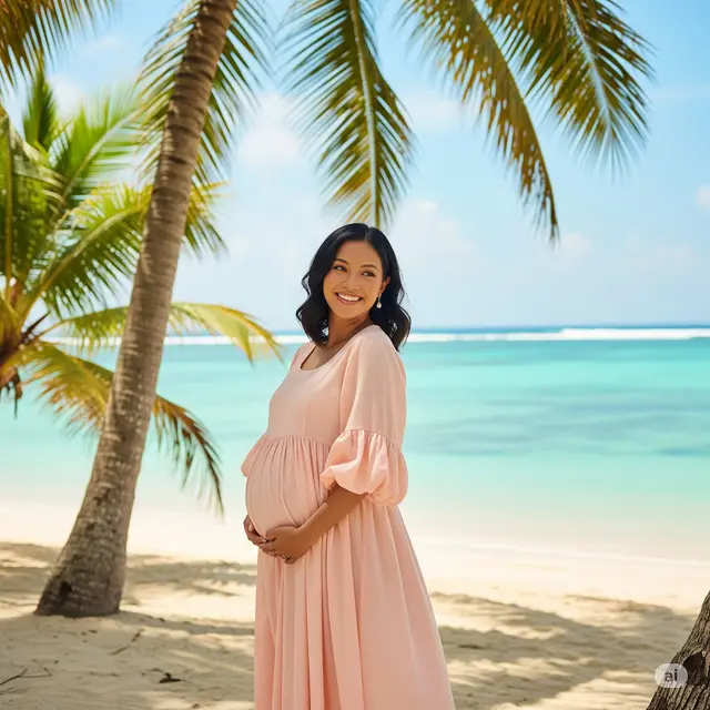 7 Inspirasi Outfit Ibu Hamil ke Pantai Terbaru 2025: Nyaman dan Stylish