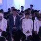 Presiden Jokowi menggelar doa kebangsaan di halaman Istana Merdeka Jakarta, Kamis malam (1/8/2019). (Liputan6.com/ Lizsa Egeham)