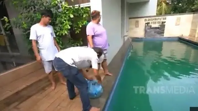 Billy Syahputra di Rumah Olga