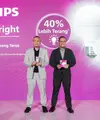 Foto 1: Ki-Ka: Dedy Bagus Pramono, President Director, Signify Commercial Indonesia & Burhan Noor Sahid, Head of Marketing Consumer, Signify Commercial Indonesia dalam peluncuran Philips UltraBright