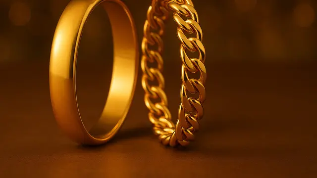 Gelang Emas 24 Karat Polos vs Rantai