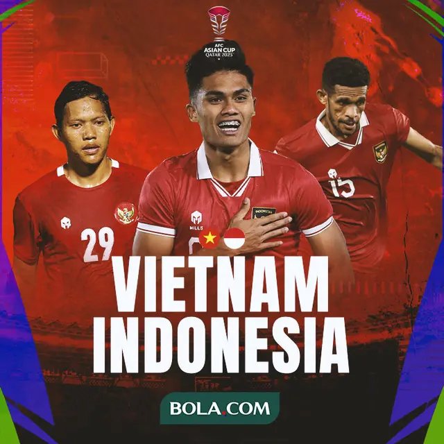 Piala Asia - Vietnam Vs Timnas Indonesia - Adam Alis, Ramadhan Sananta, Ricky Kambuaya