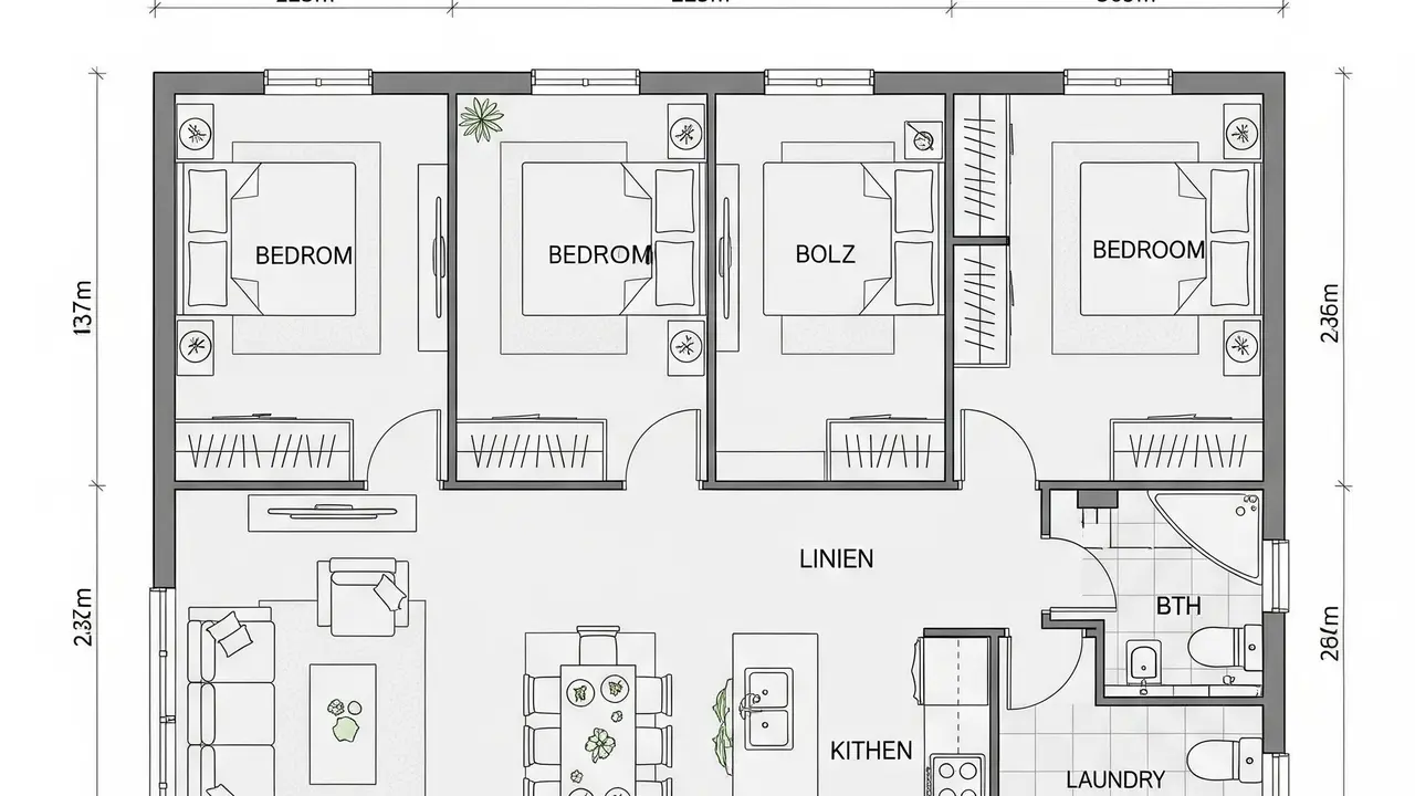 Inspirasi Desain Rumah Ukuran 7x15 di Lahan Memanjang. Gemini
