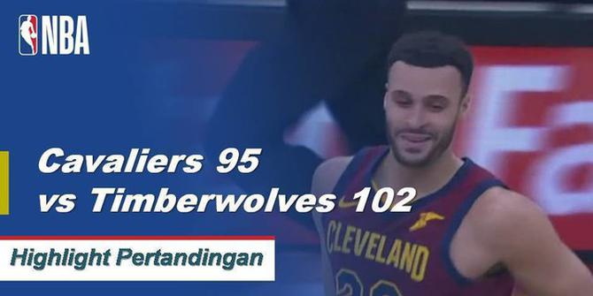 Cuplikan Pertandingan NBA : Timberwolves 102 vs Cavaliers 95