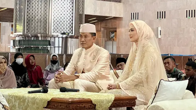 Lepas Status Janda, Ini 6 Momen Akad Nikah Juliana Moechtar dengan Perwira TNI