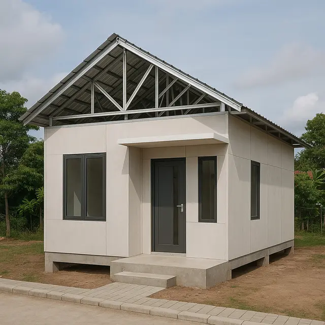 Model Rumah 6x8 Biaya Rp30 Juta (Foto: ChatGPT)