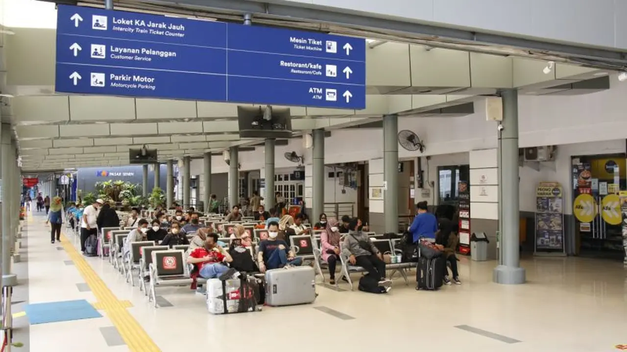 Stasiun Pasar Senen Jakarta (ANTARA/HO-PT KAI)