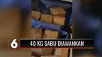 Tim Direktorat Narkoba Polda Sulsel menggerebek dua orang pengedar narkoba kelas kakap di sebuah kamar hotel. Polisi berhasil menyita 40 kilogram sabu dan 4.000 butir ekstasi bernilai ratusan miliar.