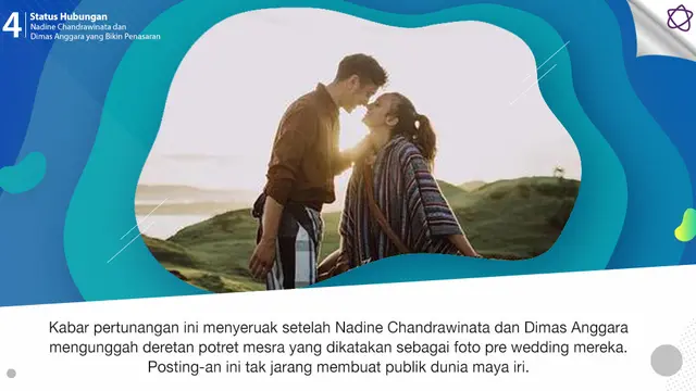 [Bintang] Nadine Chadrawinata dan Dimas Anggara