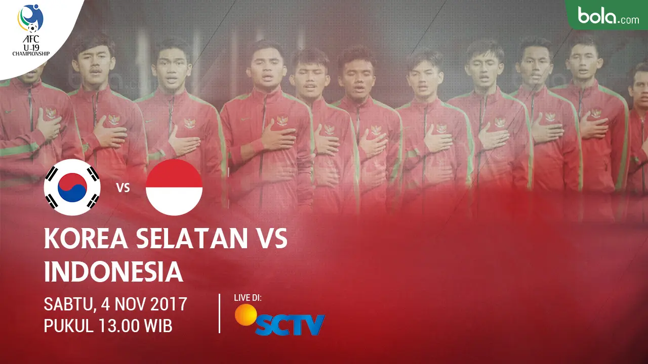 Timnas Korea Selatan U-19 vs Timnas Indonesia U-19