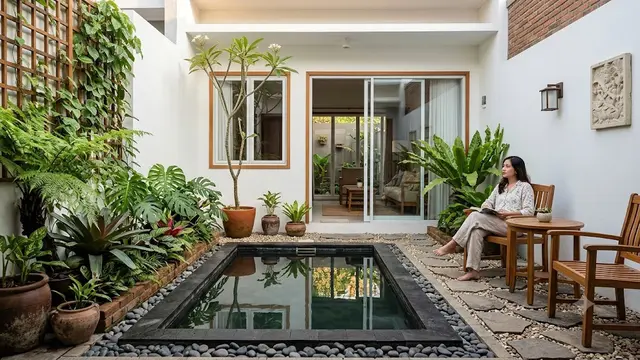 Pocket Courtyard yang Cocok untuk Rumah Tipe 36