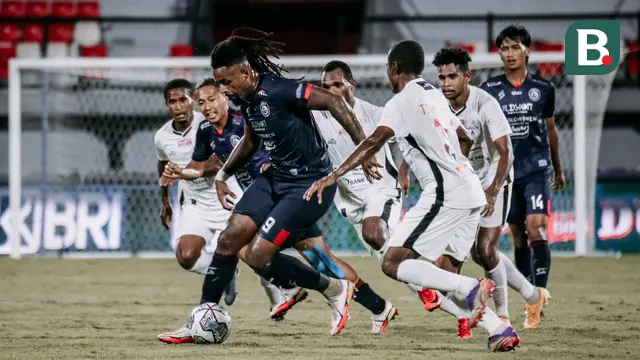 Foto: Gol Tunggal Cak Sodiq Antarkan Arema FC Kembali ke Puncak Klasemen Sementara BRI Liga 1