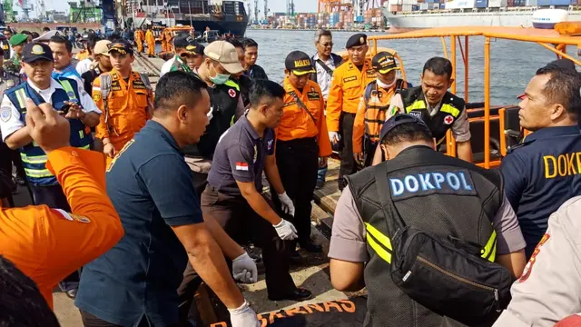 6 kantong jenazah tiba di Tanjung Priok