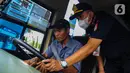 Untuk diketahui, ramp check merupakan proses pemeriksaan kondisi fisik bus serta kelengkapan administrasi kendaraan serta perizinan sudah sesuai dengan ketentuan peraturan perundang-undangan atau tidak. (Liputan6.com/Angga Yuniar)
