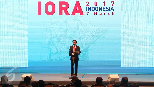 Presiden Jokowi di KTT IORA
