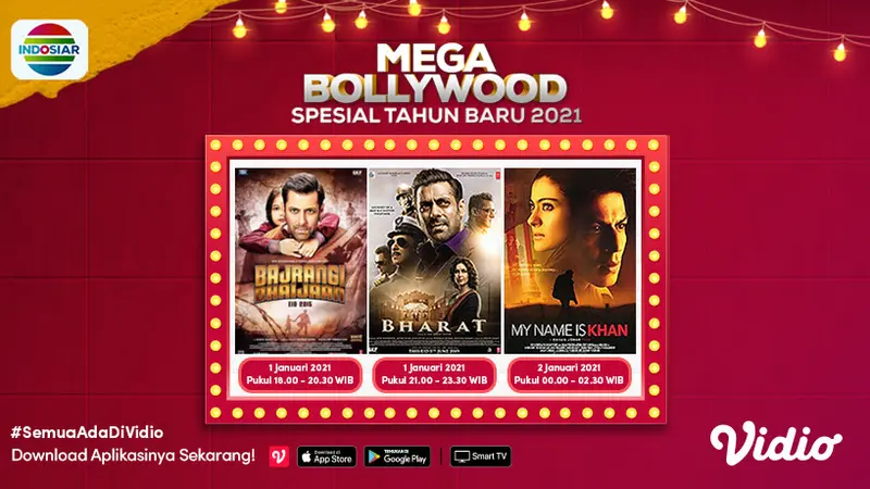 Mega Bollywood Indosiar spesial tahun baru 2021