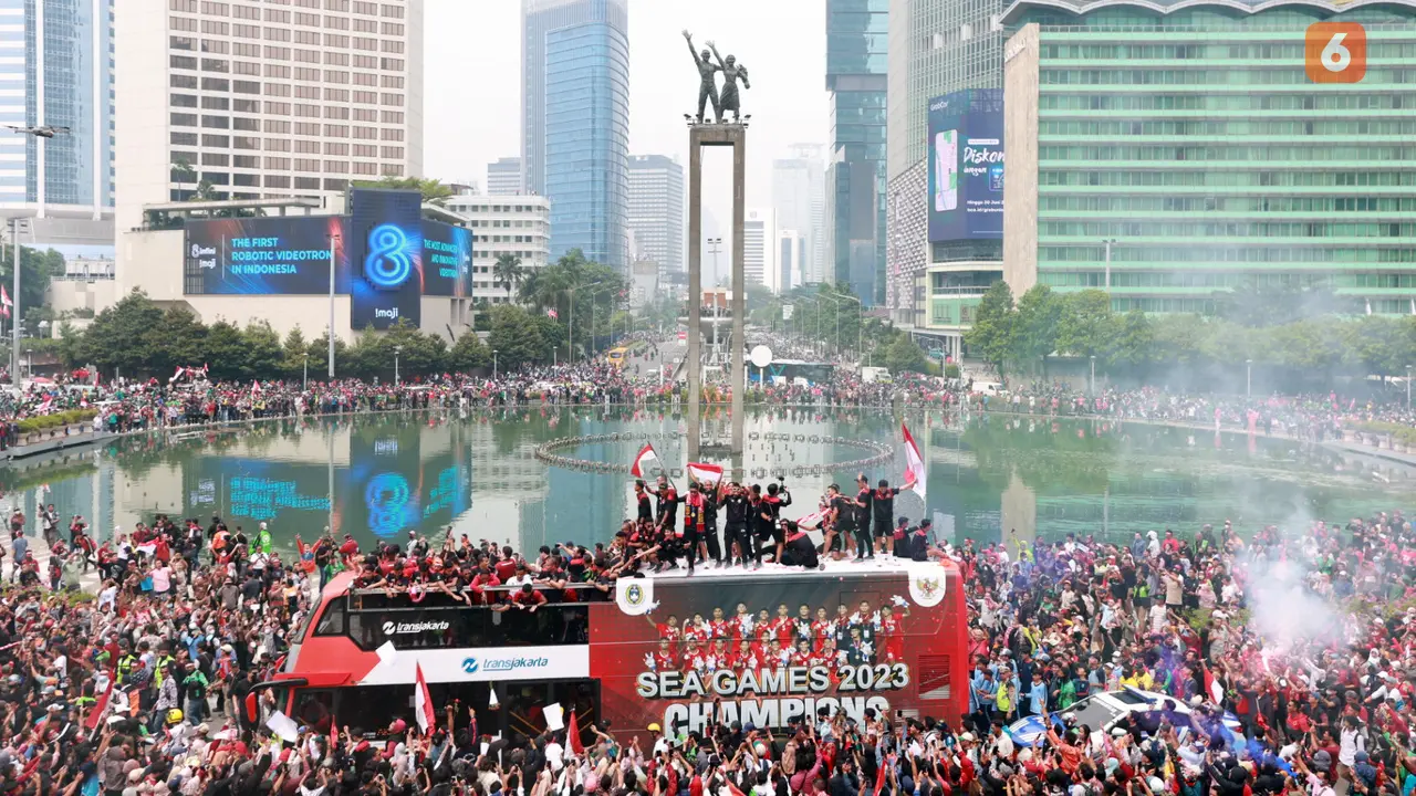 Parade Kemenangan Timnas Indonesia U-22