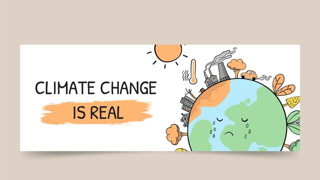 Ilustrasi perubahan iklim