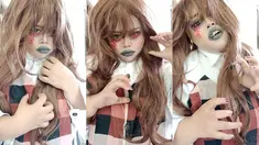 Kekeyi memang pandai dalam memakai makeup. Berbagai riasan makeup Kekeyi selalu curi perhatian. Kini keahlian Kekeyi dalam membuat riasan semakin berkembang dengan bisa bikin makeup jadi hantu. Momen Kekeyi cosplay hantu pun curi perhatian. (Liputan6.com/IG/rahmawatikekekeyiputricantikka23)