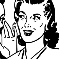 Ilustrasi gosip dan media sosial. (via Desfavor)