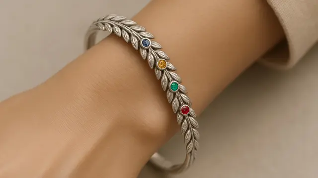 Model Gelang Perak Model Padi yang Lagi Hits di 2025/Ilustrasi ChatGPT