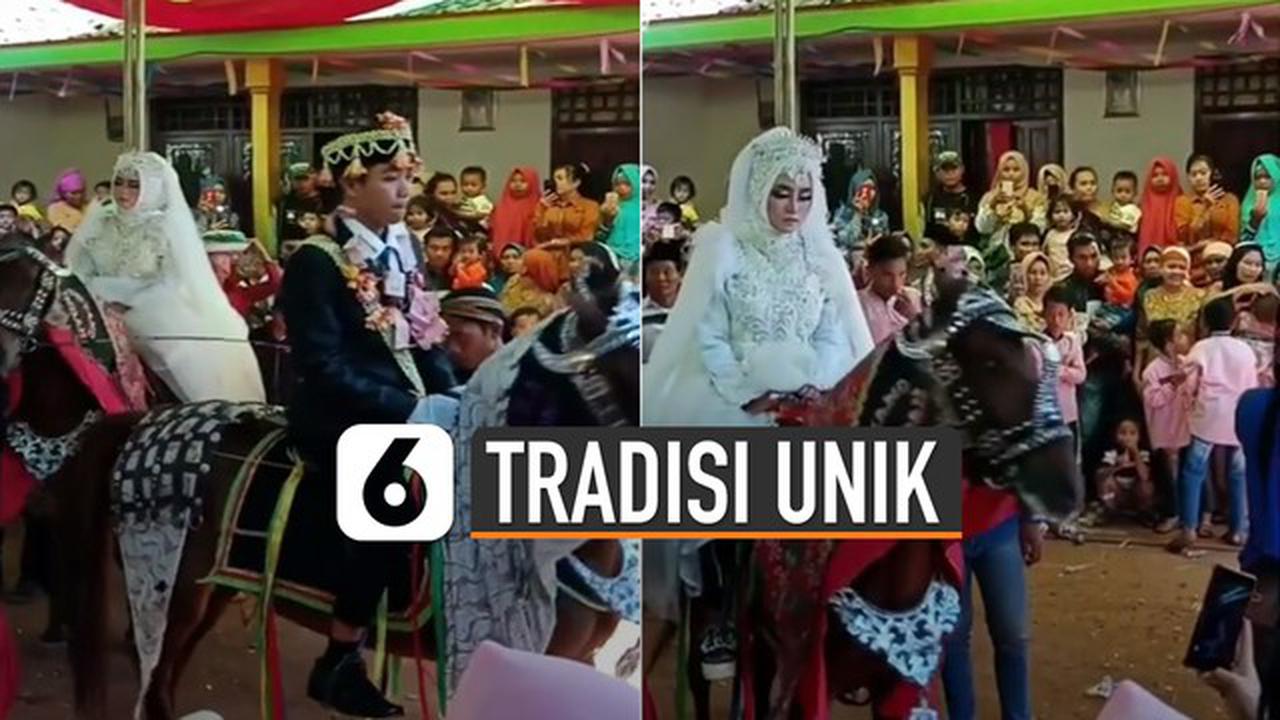 VIDEO: Tradisi Syukuran Pernikahan Unik di Kebumen, Kudanya Jadi Perhatian
