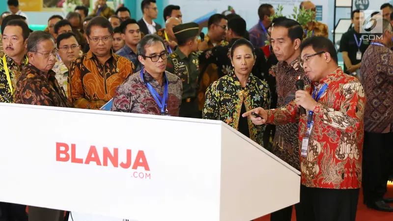 Usai Resmikan Pembukaan, Jokowi Lihat Pameran IBD Expo 2017
