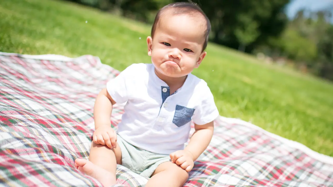 bayi marah