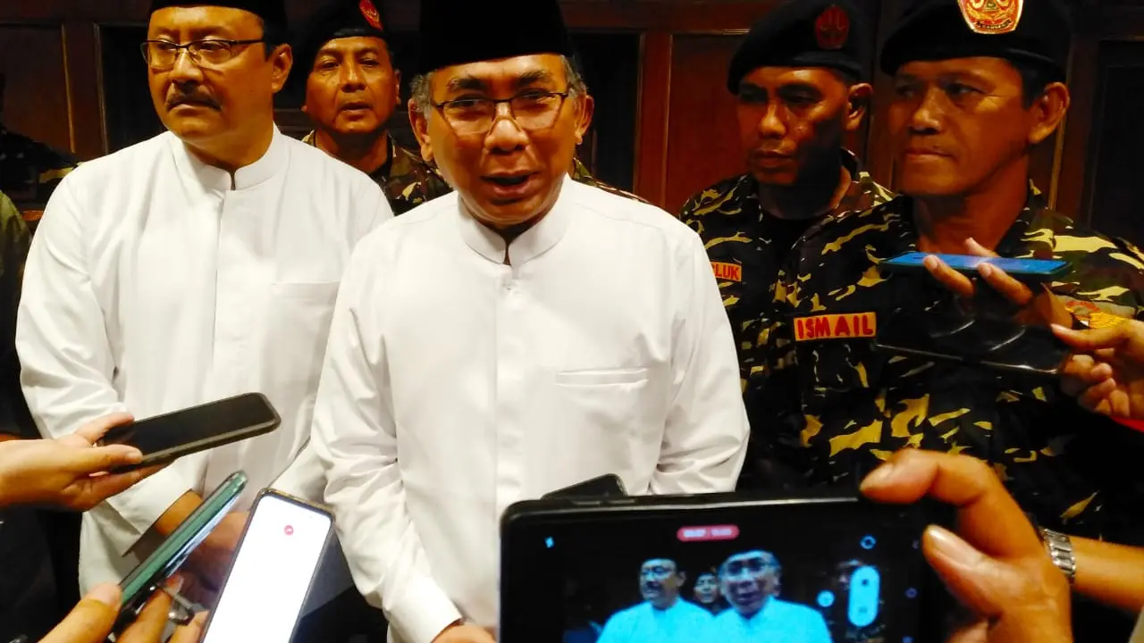 Ketua Umum Pengurus Besar Nahdlatul Ulama (PBNU) KH Yahya Cholil Staquf atau Gus Yahya. (Foto: Liputan6.com/Dian Kurniawan)