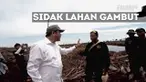  Inspeksi mendadak Kepala Badan Restorasi Gambut Nazir Foead di Desa Bagan Melibur, Kepulauan Meranti, Riau, dihalangi oleh Satpam PT RAPP.