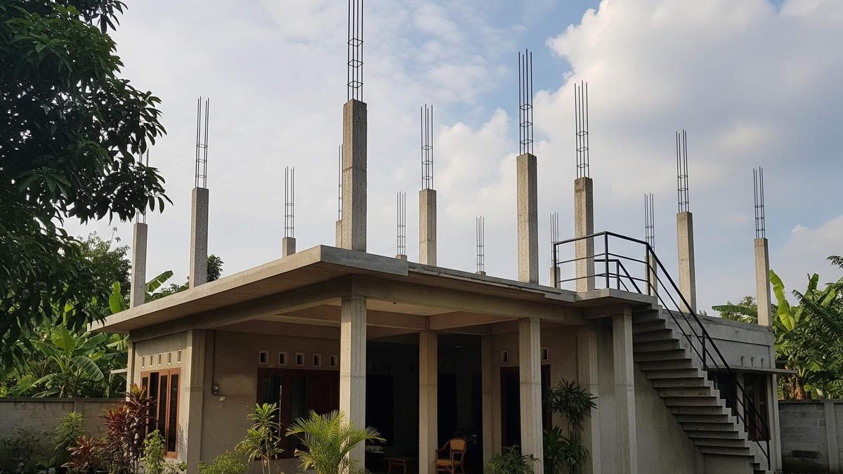 10 Desain Rumah dengan Rangka Siap untuk Lantai 2, Solusi Hunian Kokoh